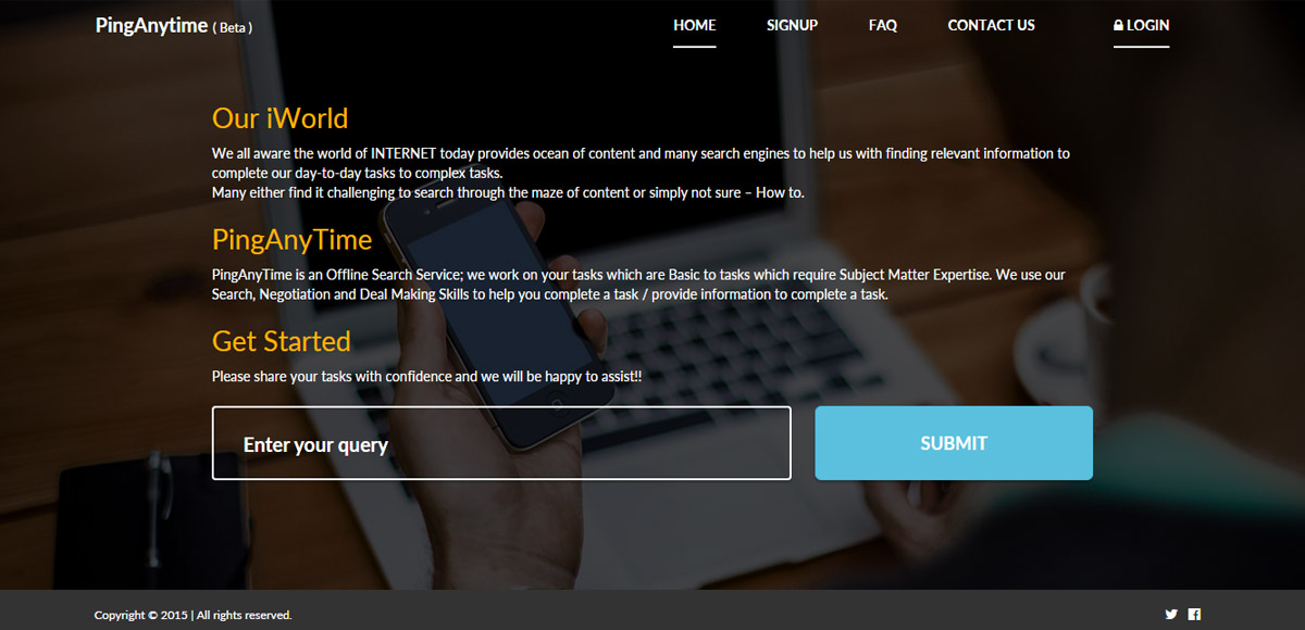 Offline Virtual Assistant Service Company Website | Dezmi Design